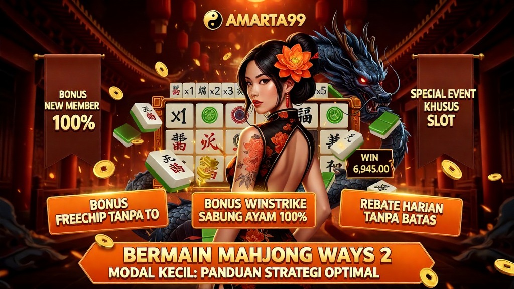 Bermain Mahjong Ways 2 Modal Kecil: Panduan Strategi Optimal 2025
